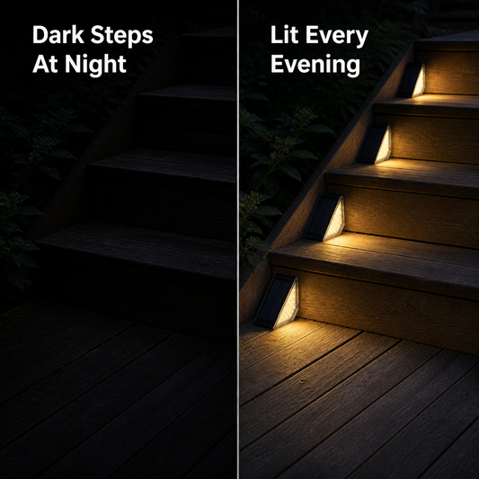 Solmara Solar Step Lights