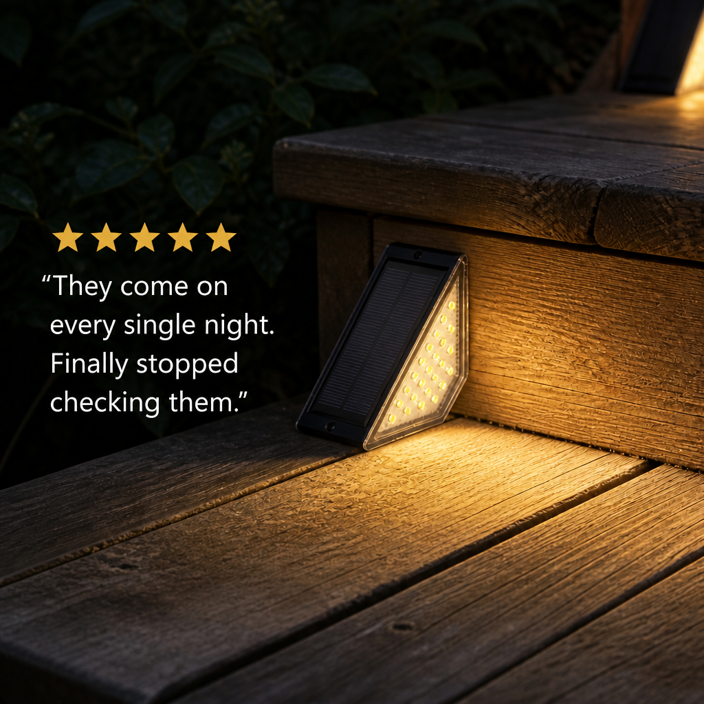 Solmara Solar Step Lights
