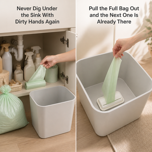 BinNest Trash Bag Dispenser — problem_solution