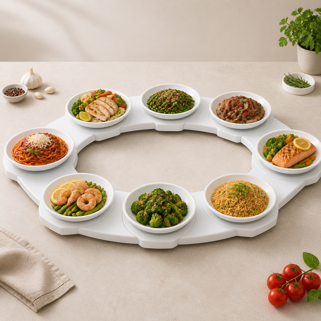PortaSpin Rotating Dining Table Tray