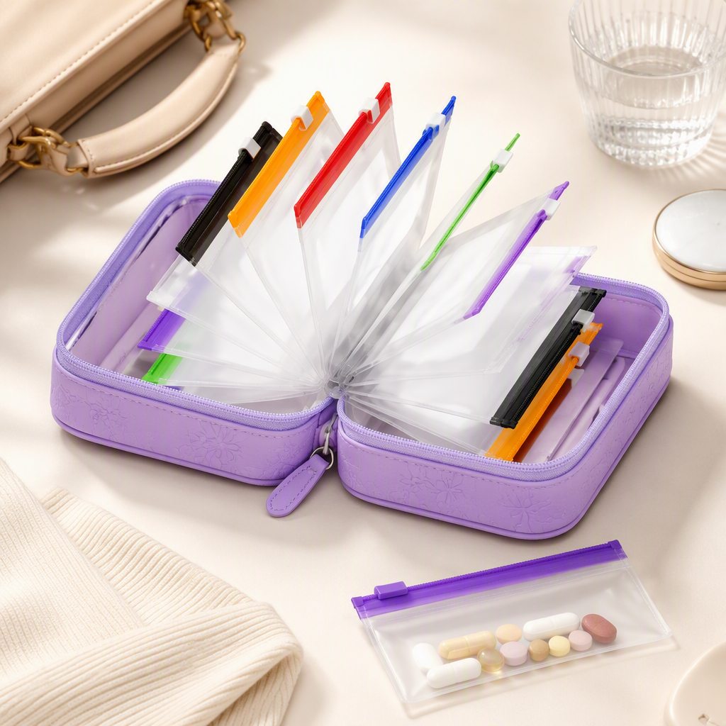 Pouchbook Pill Organizer