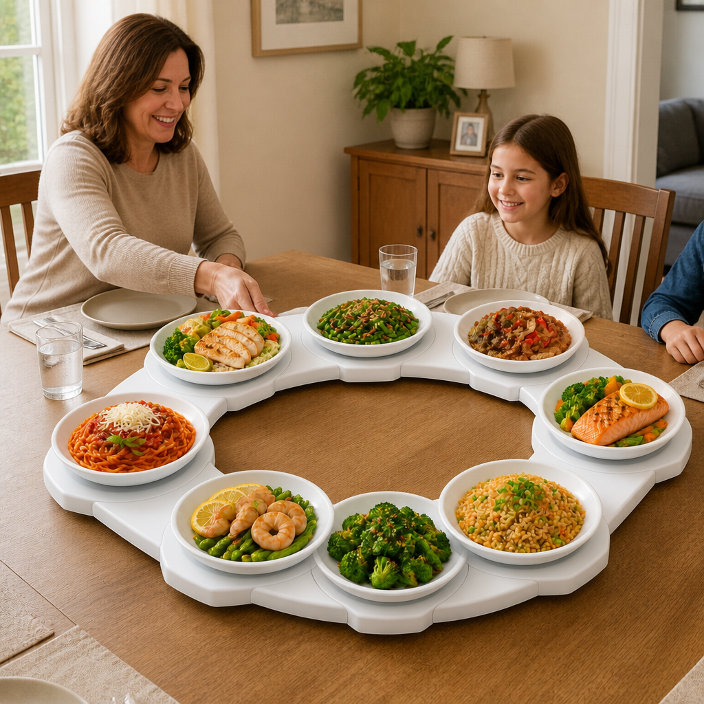PortaSpin Rotating Dining Table Tray