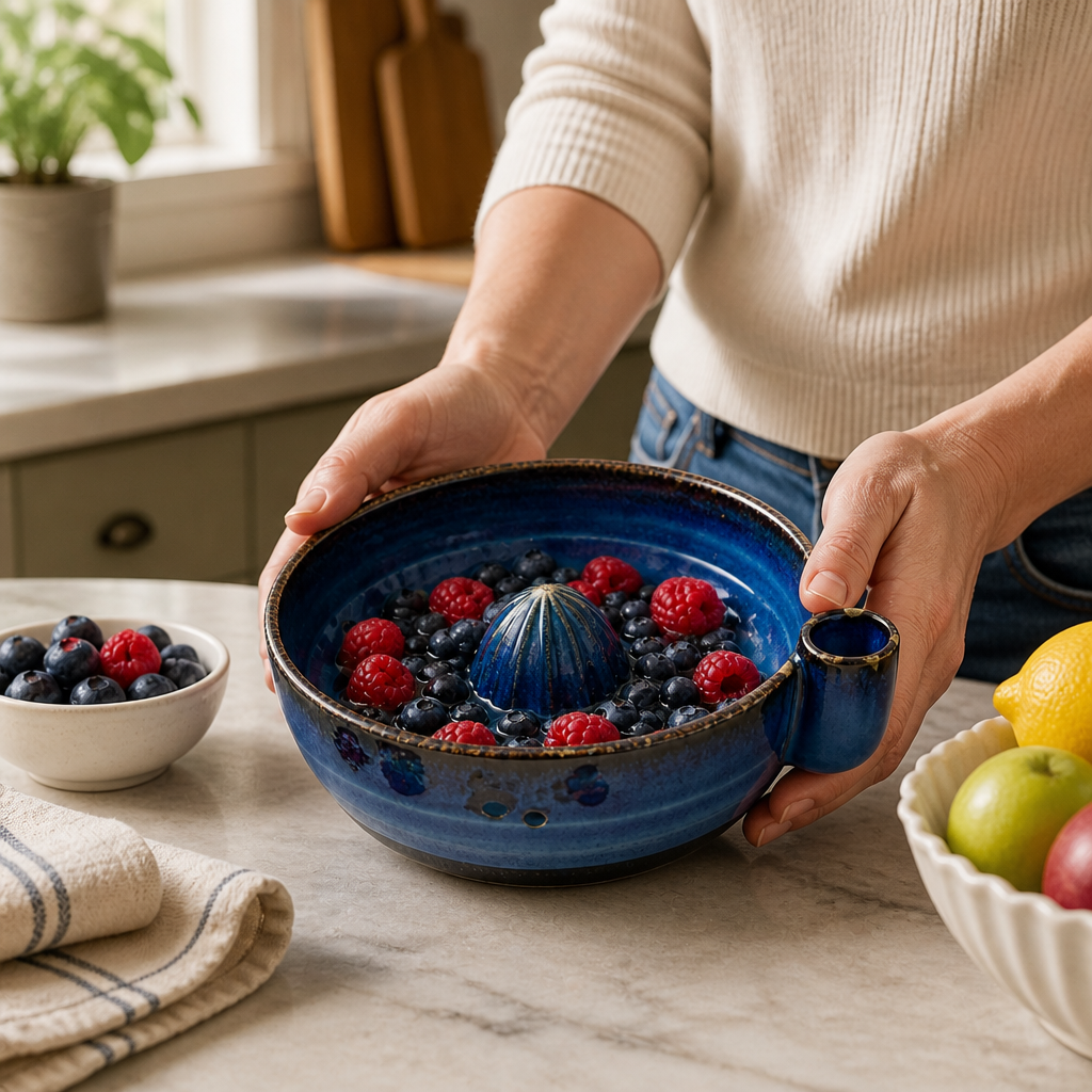 Swirling Berry Washing Bowl