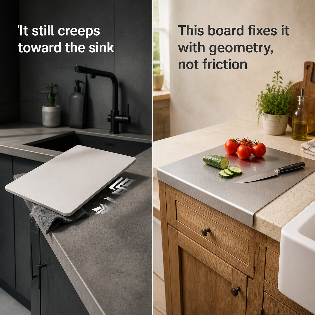 CounterLock Stainless Steel Cutting Board
