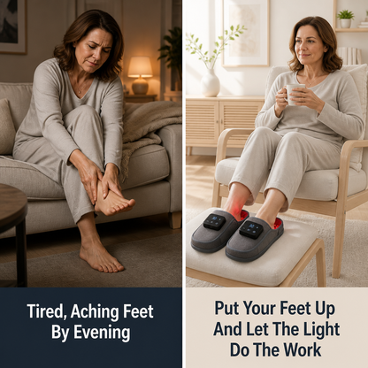 Solvora Red Light Slippers