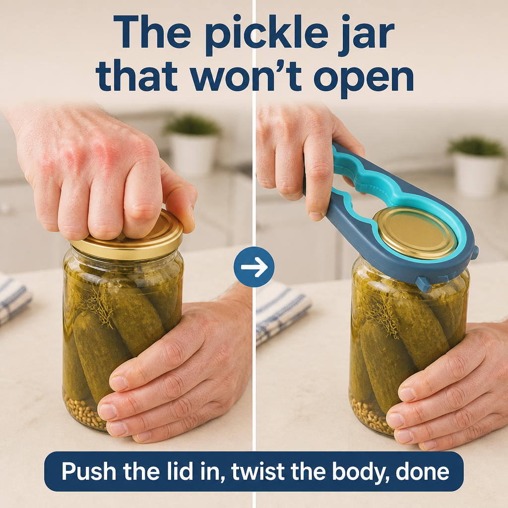 GripAll 4-in-1 Jar Lid Opener
