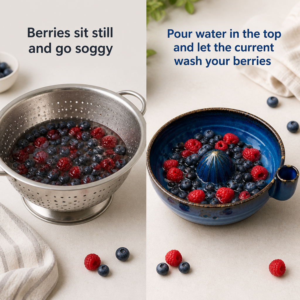Swirling Berry Washing Bowl