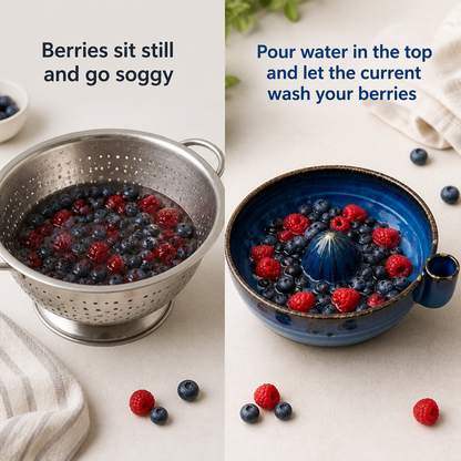 Swirling Berry Washing Bowl