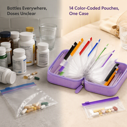 Pouchbook Pill Organizer