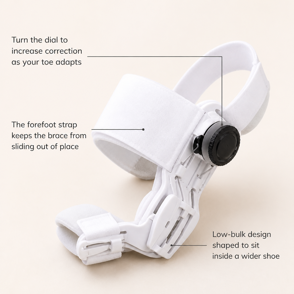 DialTrue Rotatable Bunion Correction Brace