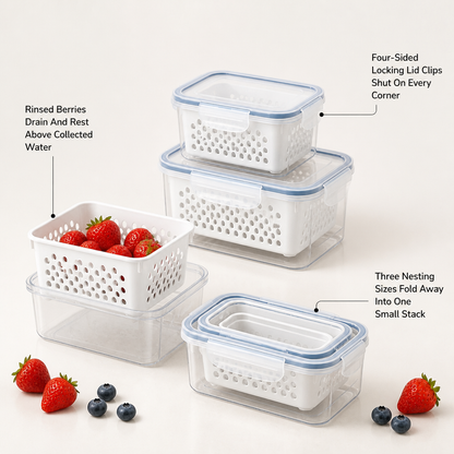 FreshLift Fruit Storage Containers