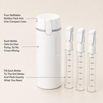 NestPack Travel Skincare Dispenser