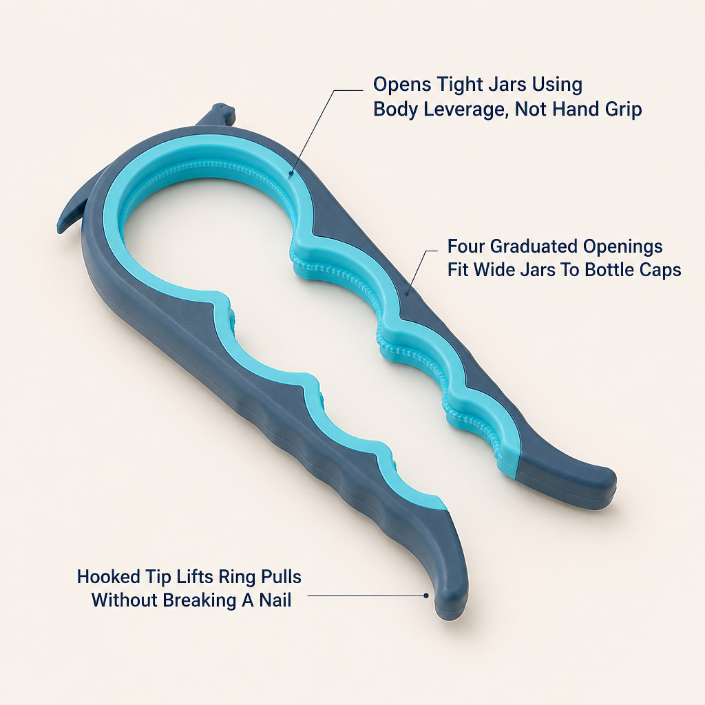 GripAll 4-in-1 Jar Lid Opener