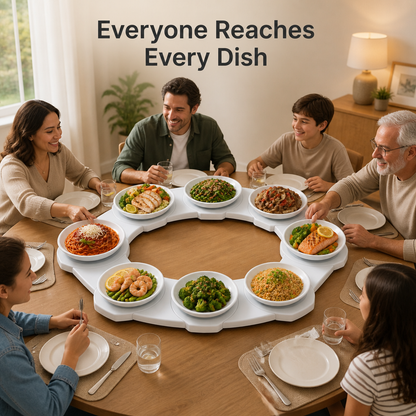 PortaSpin Rotating Dining Table Tray