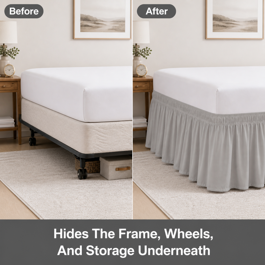 DriftEdge Wrap-Around Bed Skirt