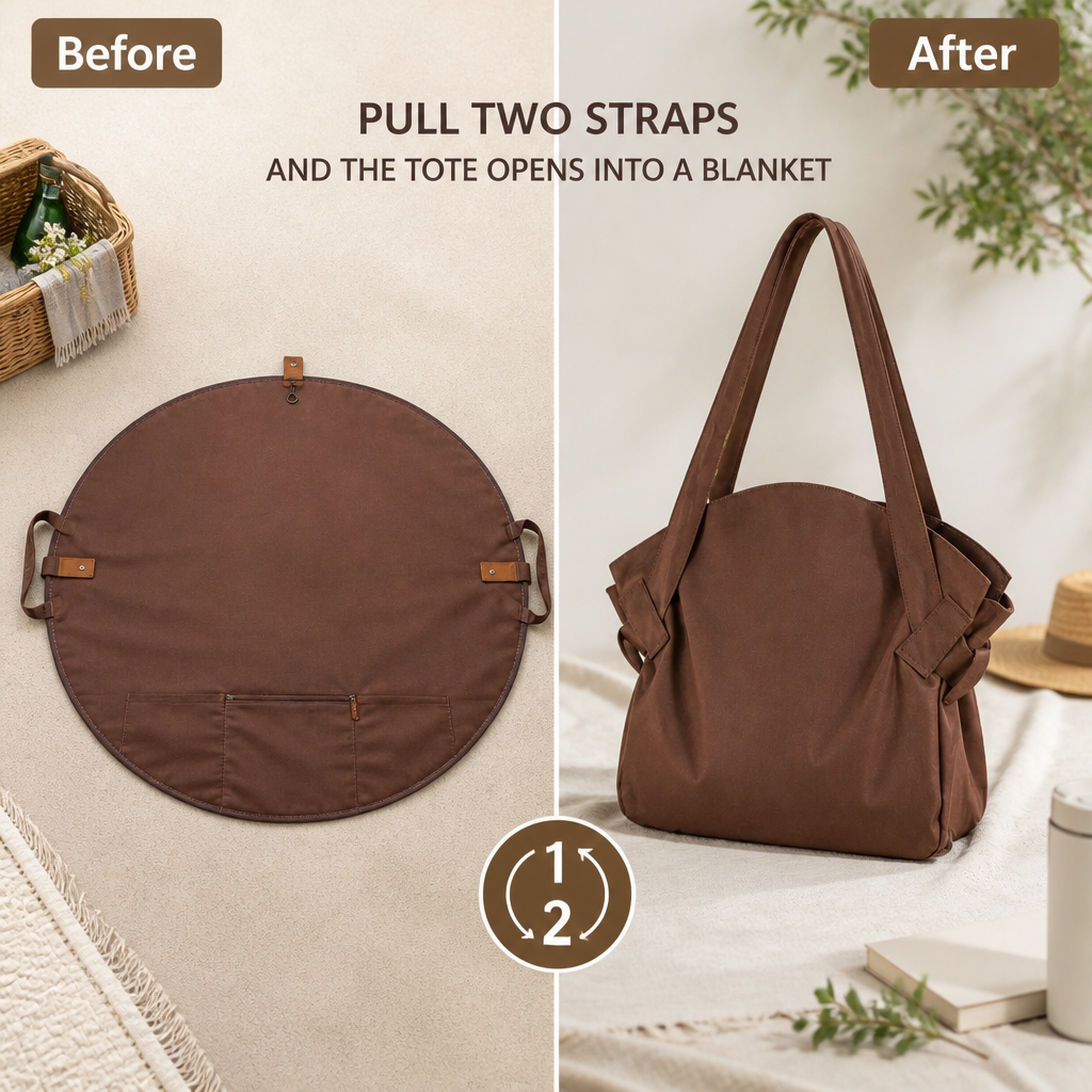 TuséTote 2-in-1 Foldable Bag