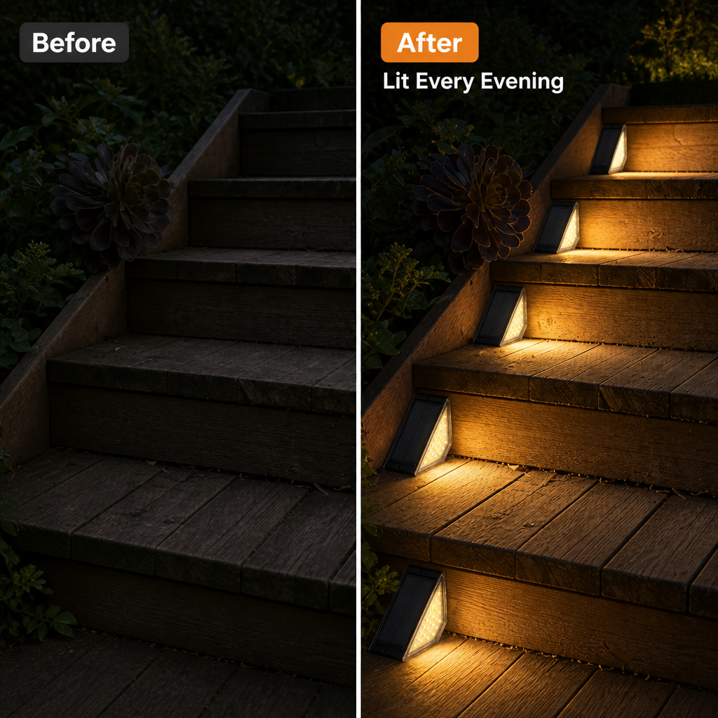 Solmara Solar Step Lights