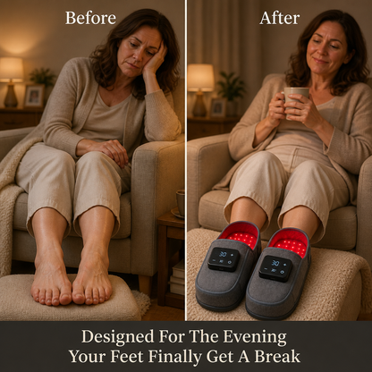 Solvora Red Light Slippers