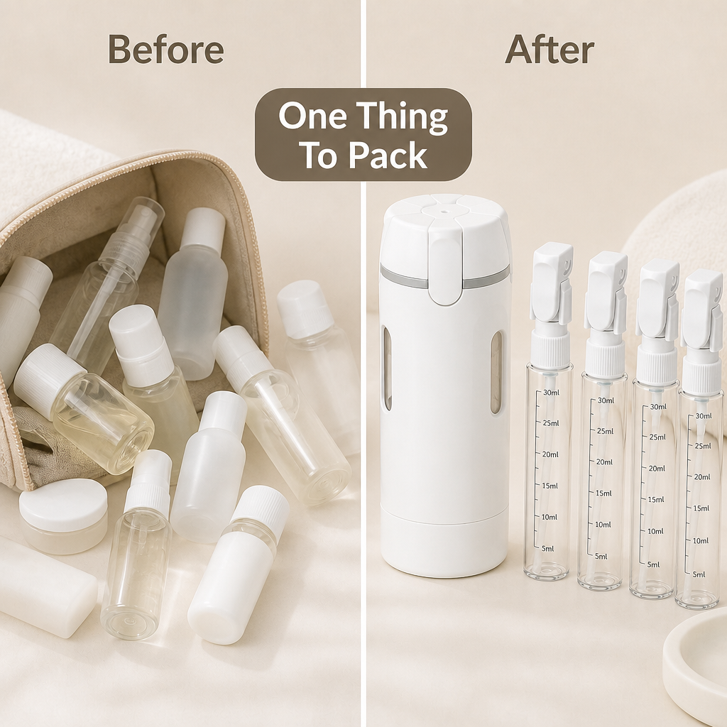 NestPack Travel Skincare Dispenser