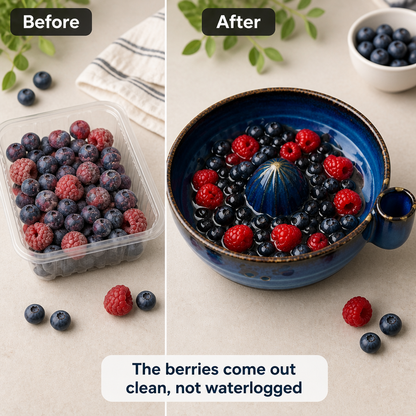 Swirling Berry Washing Bowl
