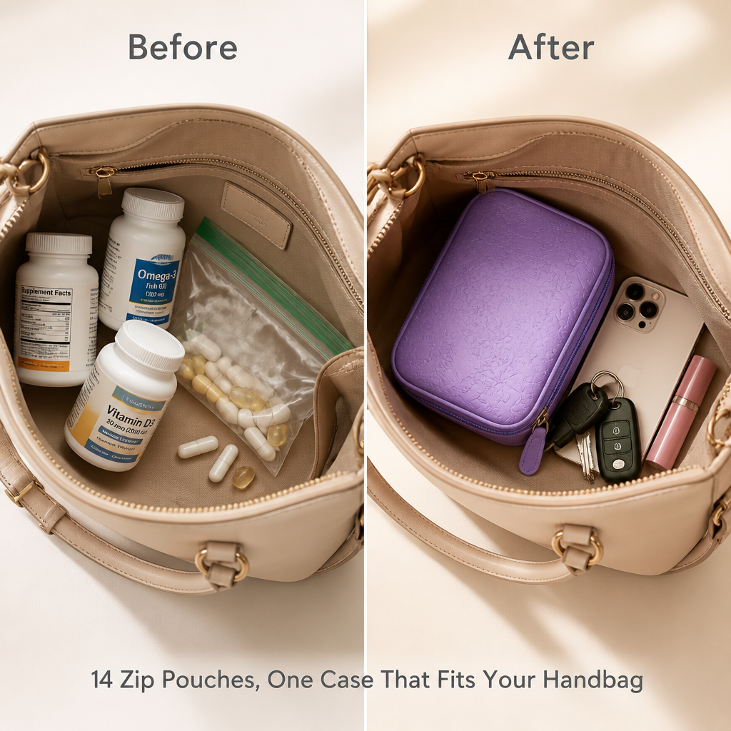 Pouchbook Pill Organizer