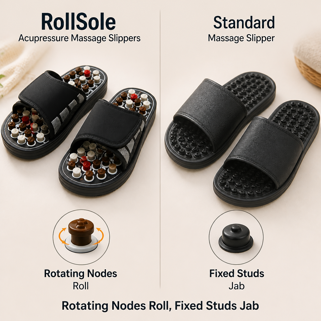 RollSole Acupressure Massage Slippers