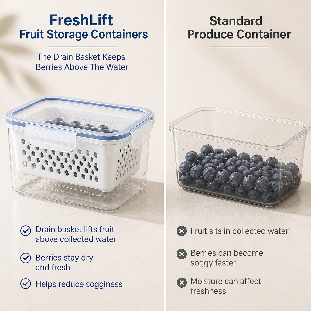 FreshLift Fruit Storage Containers