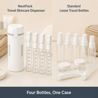 NestPack Travel Skincare Dispenser