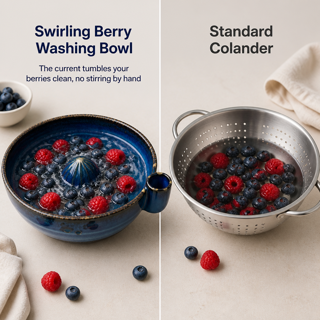 Swirling Berry Washing Bowl