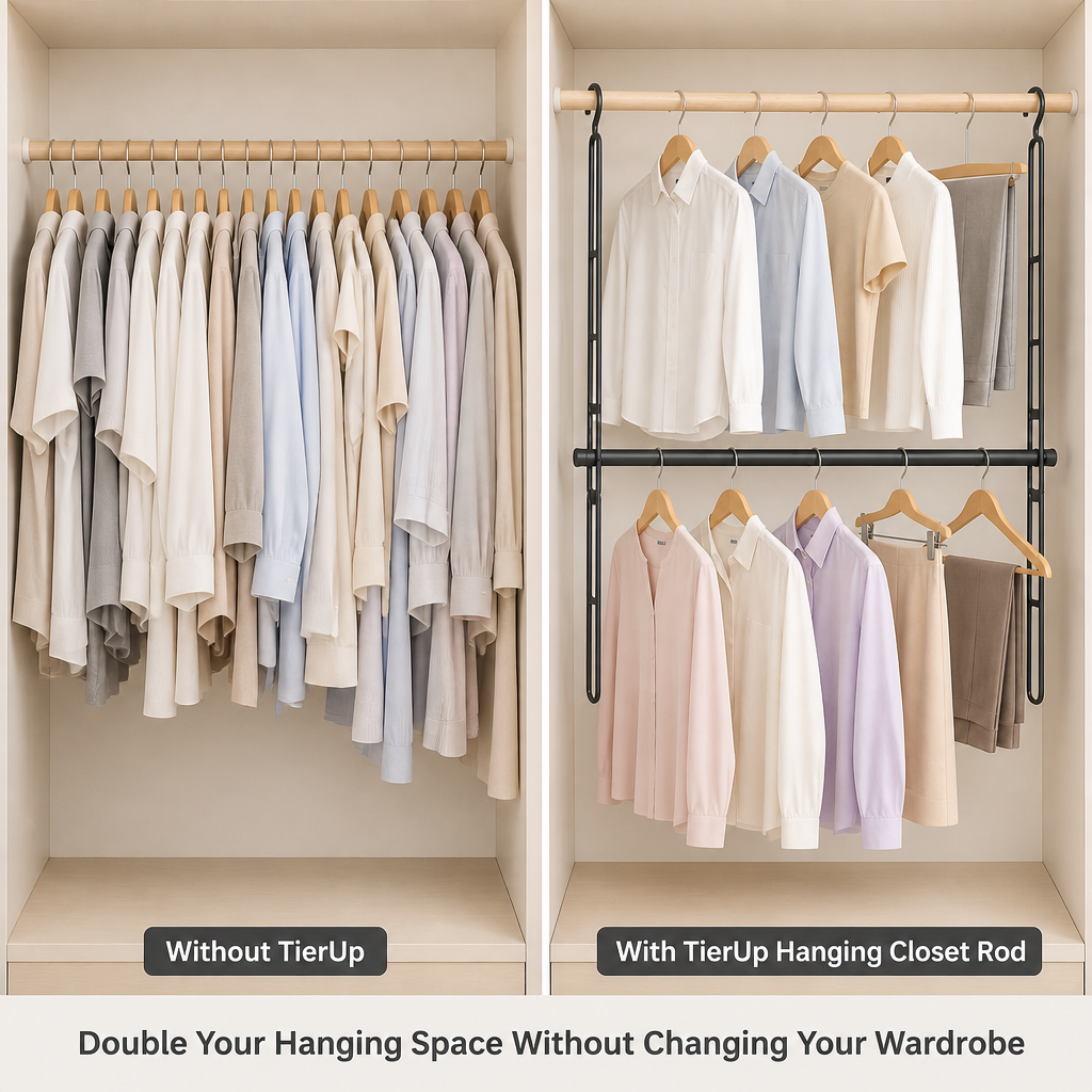 TierUp Hanging Closet Rod