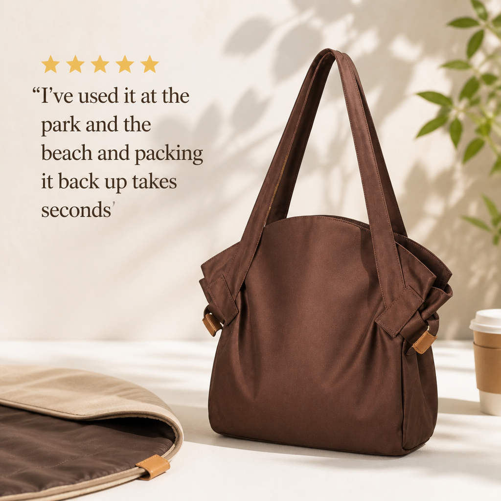 TuséTote 2-in-1 Foldable Bag