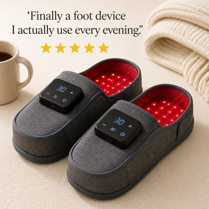 Solvora Red Light Slippers