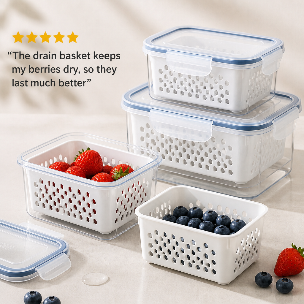 FreshLift Fruit Storage Containers