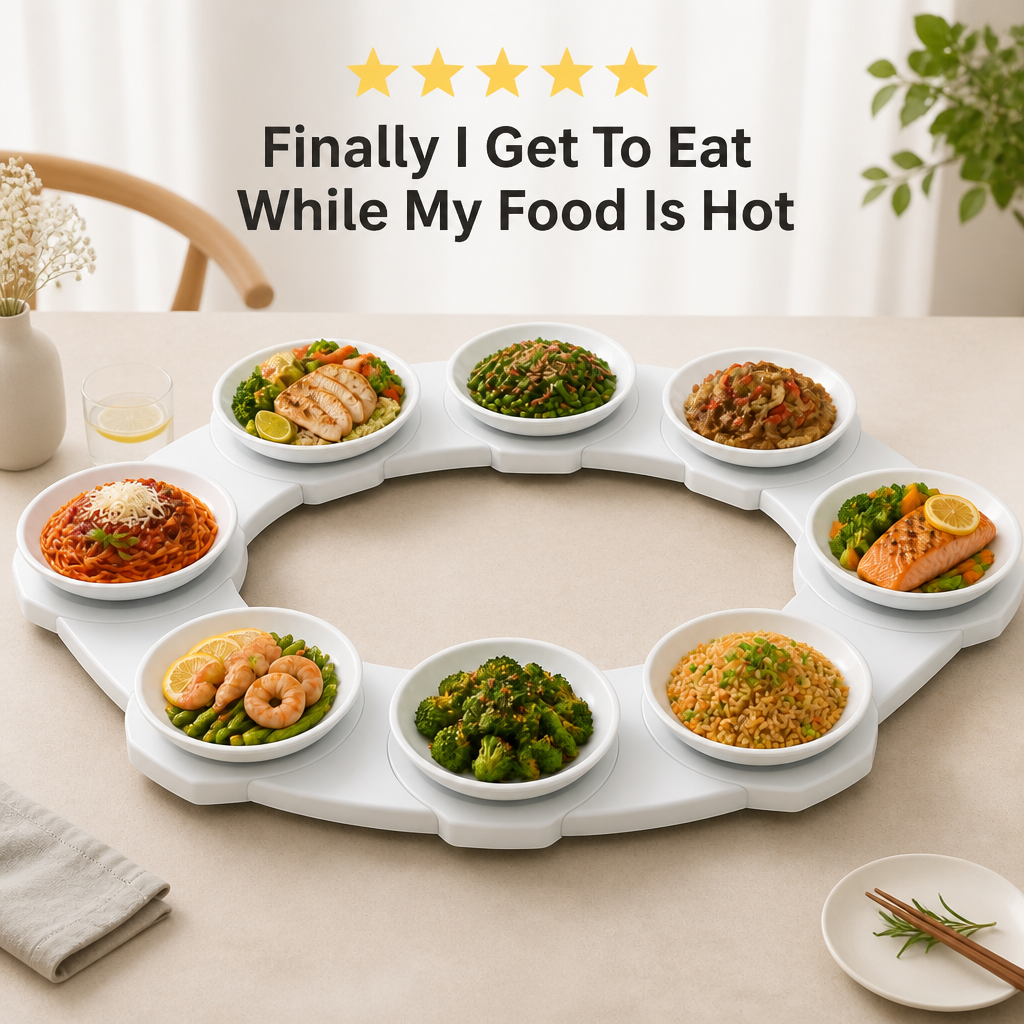 PortaSpin Rotating Dining Table Tray
