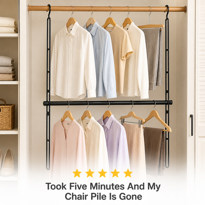 TierUp Hanging Closet Rod