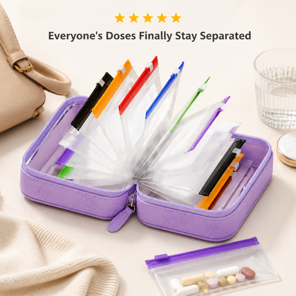 Pouchbook Pill Organizer