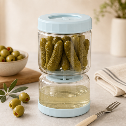 Drain & Store Pickle Jar