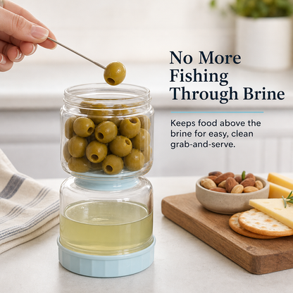 Drain & Store Pickle Jar