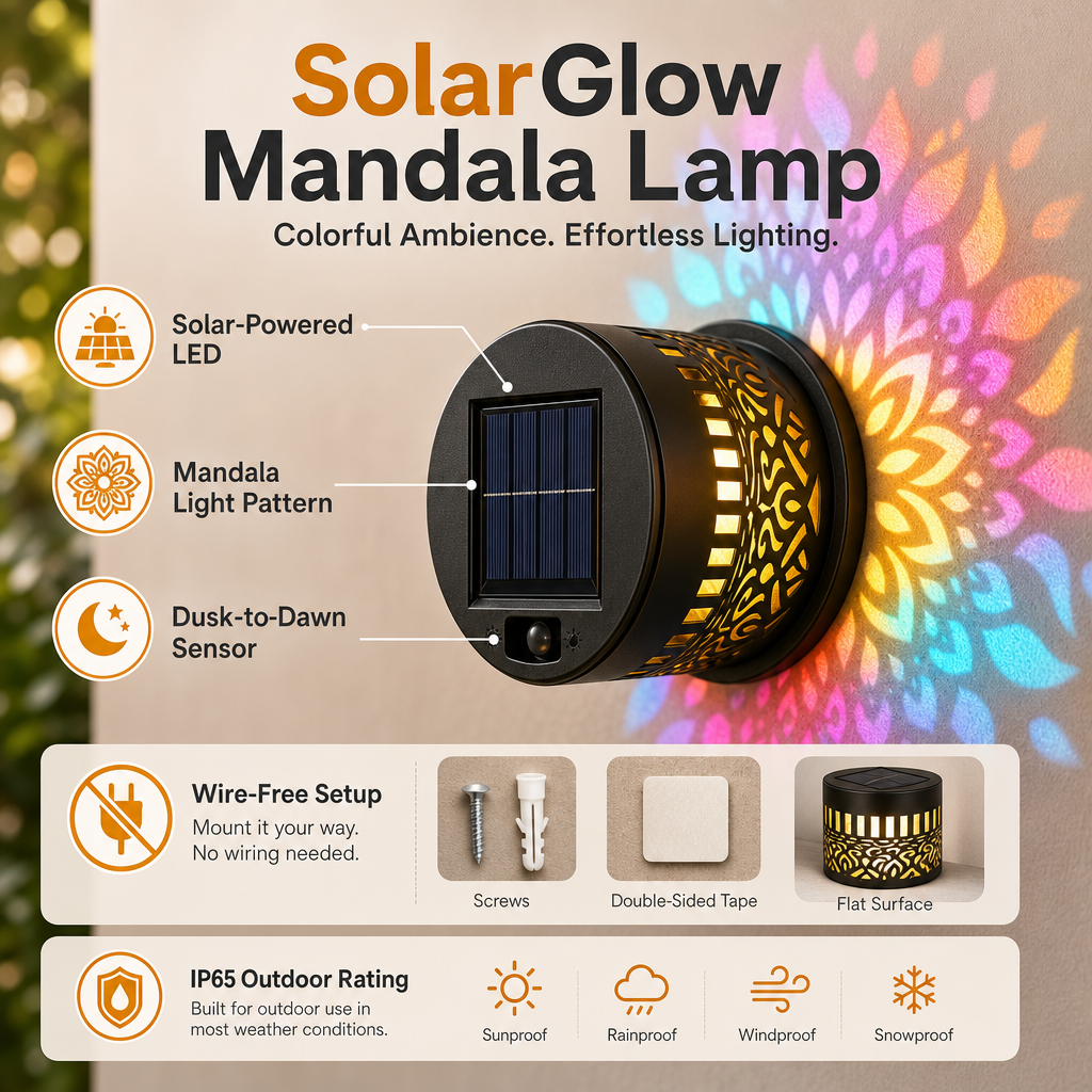 Mandala Garden Light