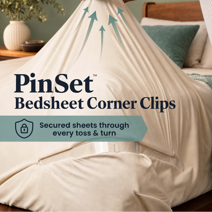PinSet Bedsheet Corner Clips