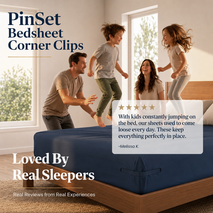 PinSet Bedsheet Corner Clips