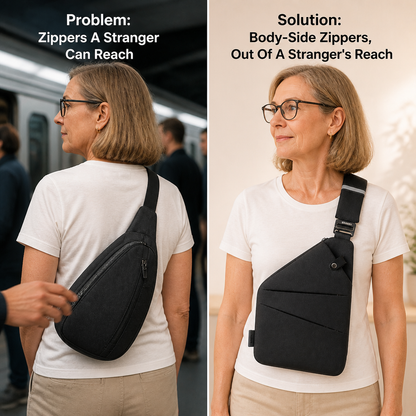 Wander+ Anti-Theft Crossbody Chest Bag — problem_solution