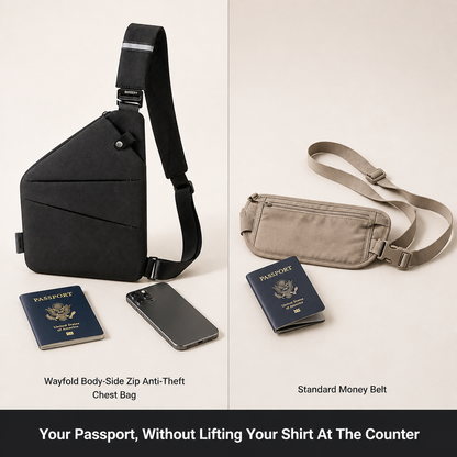 Wander+ Anti-Theft Crossbody Chest Bag — comparison