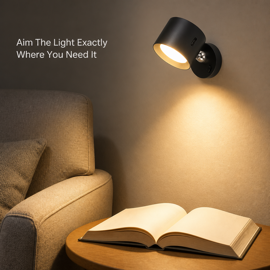 Lumavo Cordless Wall Light — benefit_visualization