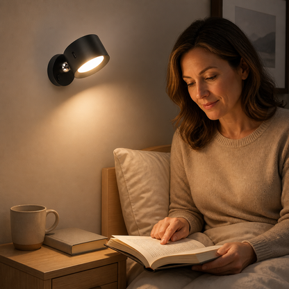 Lumavo Cordless Wall Light — lifestyle