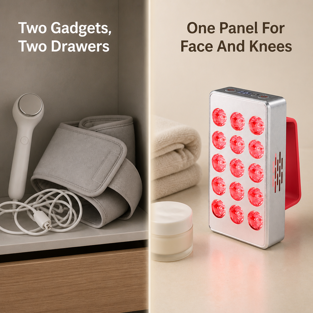 Lunavia Handheld Red Light Panel — problem_solution