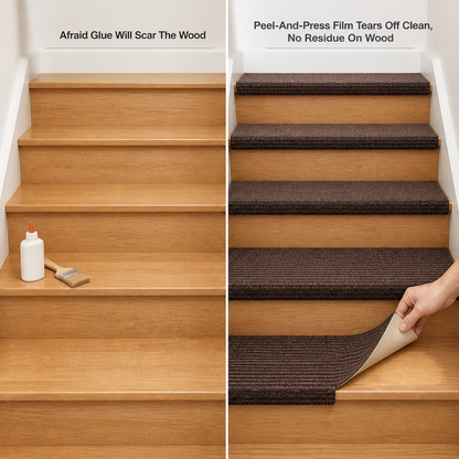 TreadNest Carpet Stair Tread — problem_solution