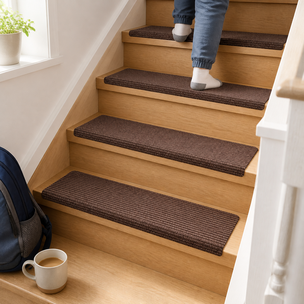 TreadNest Carpet Stair Tread — lifestyle