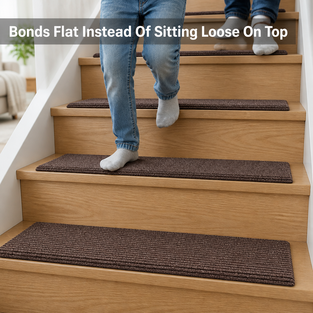 TreadNest Carpet Stair Tread — benefit_visualization