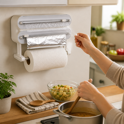 RollNest Kitchen Wrap Dispenser — lifestyle